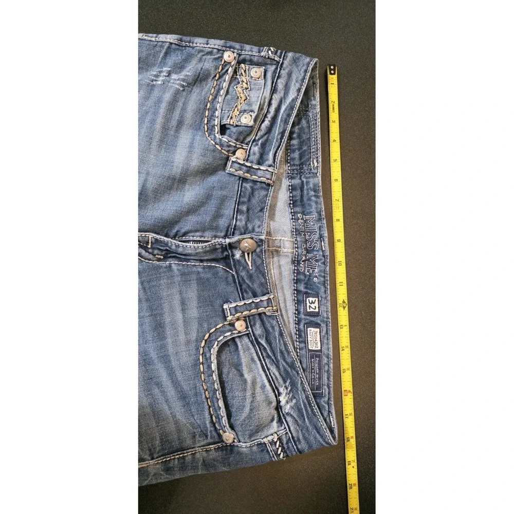 Miss Me Jeans Women Tall 32x36 Easy Boot Cowgirl Western Flare Y2K Bling Country